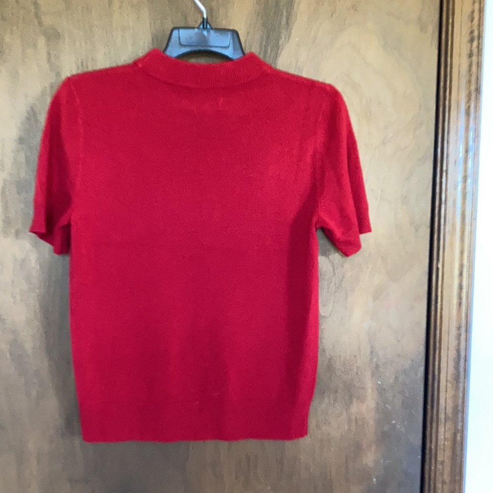 Vintage Y2K requirements red sweater SP - Picture 10 of 17